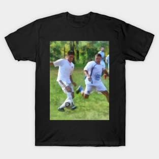 Soccer - Kicking Soccer Ball T-Shirt